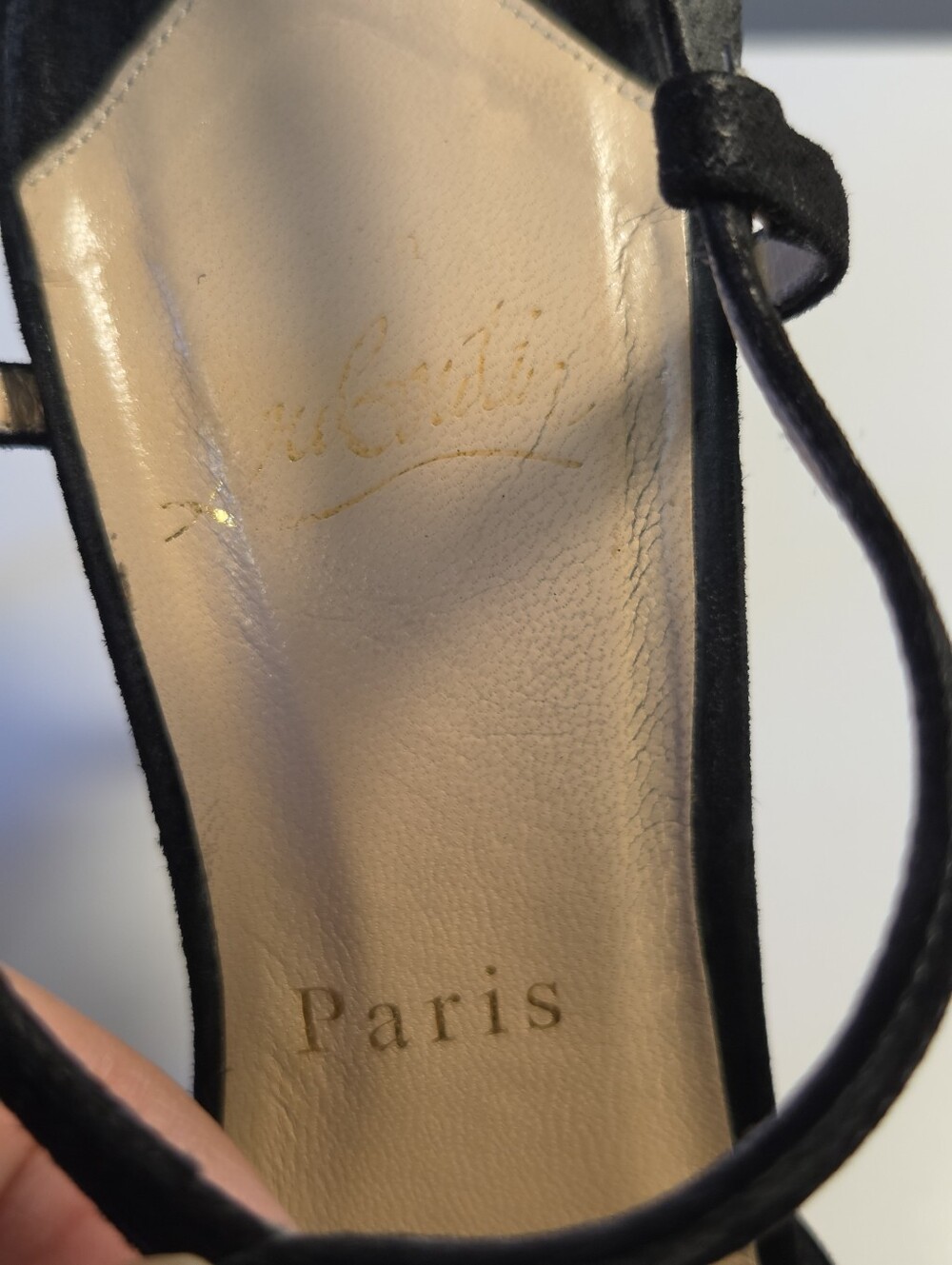 Black Stud-Accent Slingback High Heels - Picture 4 of 15